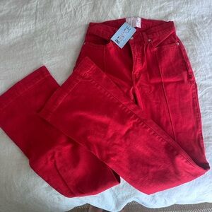REVICE Red Flare & Wide Leg Women's Jeans